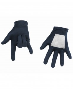 Kids Black Spiderman Gloves