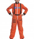 Child Orange Astronaut Costume