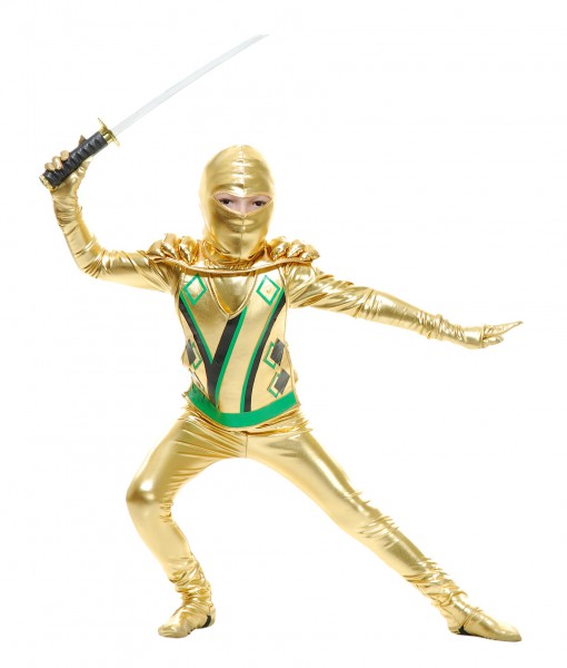 Toddler Gold Ninja Avengers Series III Costume