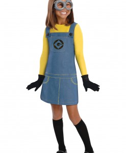 Child Girls Minion Costume