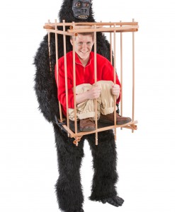 Man in a Gorilla Cage Costume