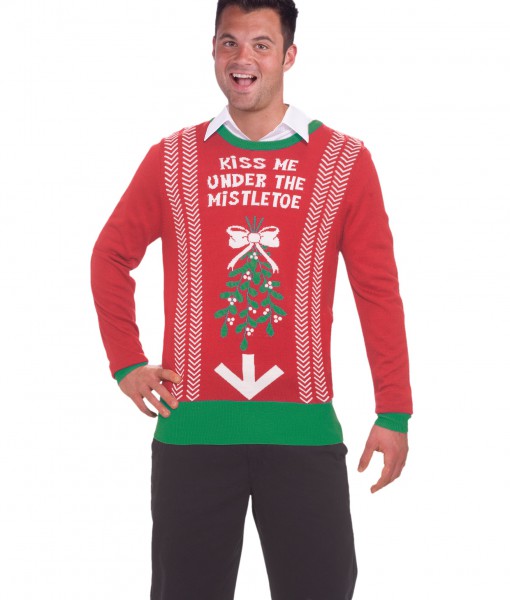 Kiss Me Under the Mistletoe Christmas Sweater