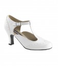 White Flapper Shoes