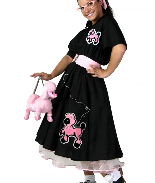 Adult Deluxe Poodle Skirt Costume
