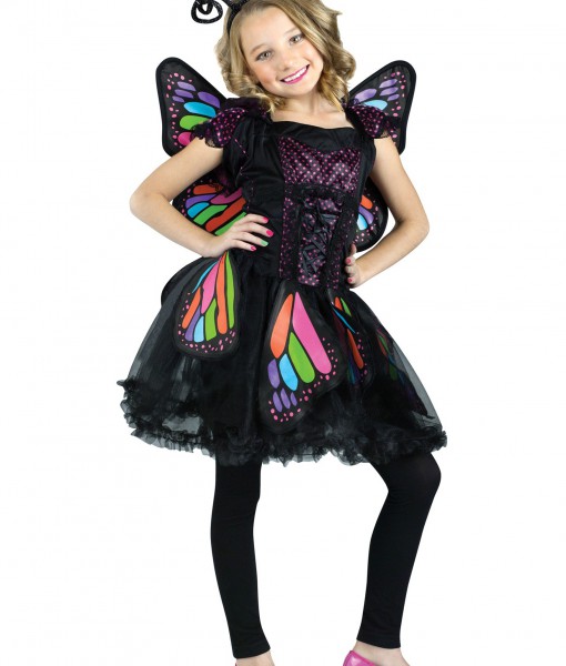 Child Rainbow Butterfly Costume