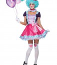 Womens Bubble Gum Clown Costume