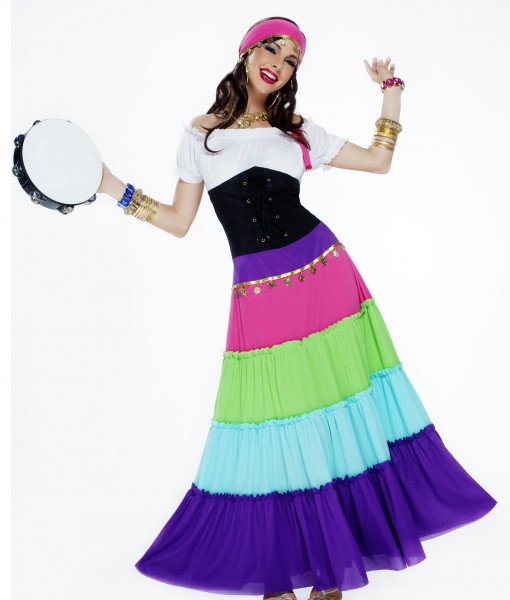 Women's Vibrant Gypsy Costume