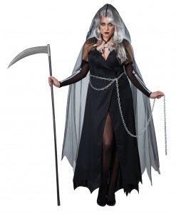 Women's Plus Size Lady Reaper Costume