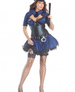 Plus Size Sultry Officer Costume