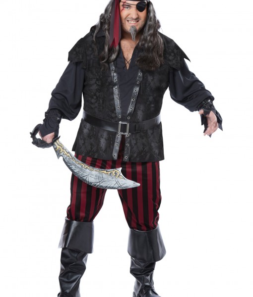 Plus Size Ruthless Rogue Pirate Costume