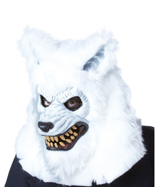 White Werewolf Ani-Motion Mask