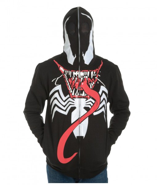 Venom Full Zip Mask Hoodie