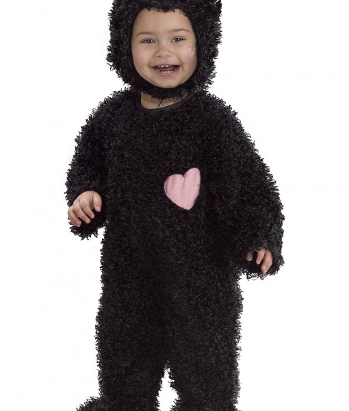 Toddler Scruffy Black Kitty Costume