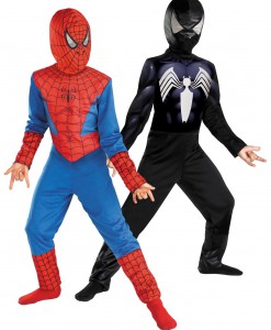 Kids Reversible Spiderman Costume