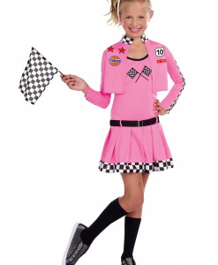 Girls Sweet Racer Costume