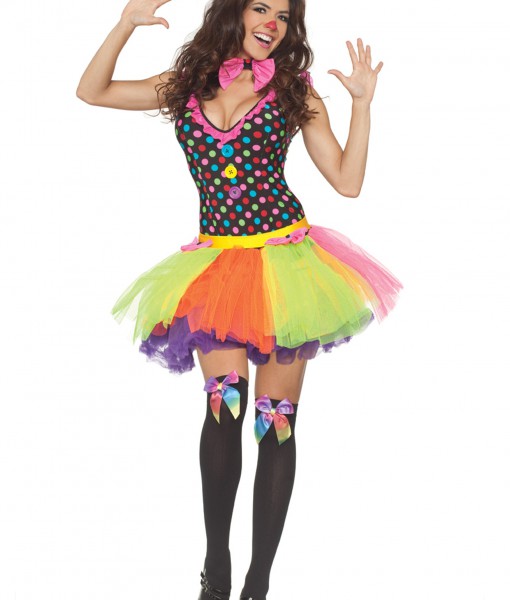 Polka Dot Tutu Clown Dress