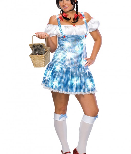 Plus Size Sequin Dorothy Costume
