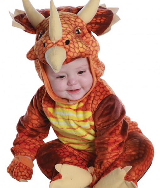 Infant/Toddler Rust Triceratops Costume