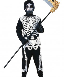 Child Graveyard Skeleton Costume