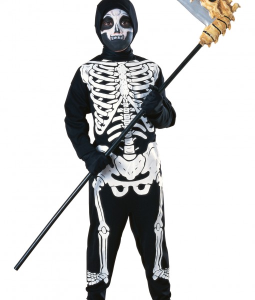 Child Graveyard Skeleton Costume
