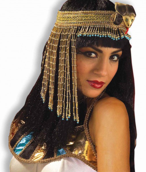 Cleopatra Beaded Snake Headband