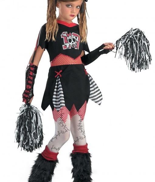Kids Gothic Cheerleader Costume