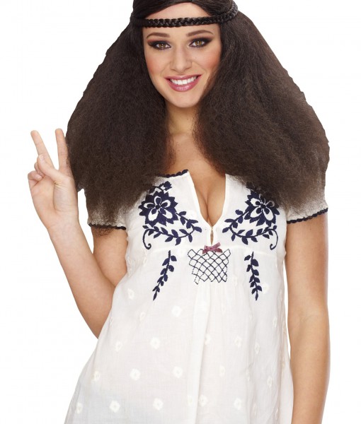 Womens Peace Brown Wig