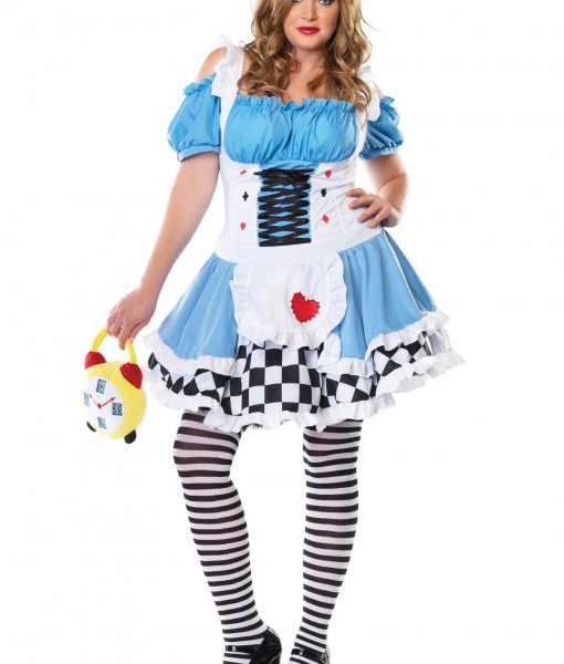 Plus Size Miss Wonderland Costume