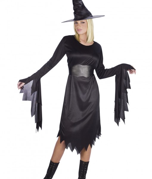 Women's Tattered Witch Costume