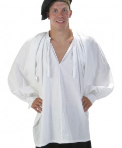 White Renaissance Peasant Shirt
