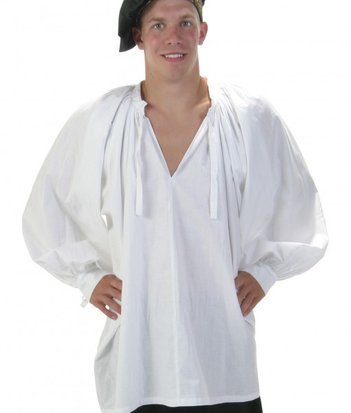 White Renaissance Peasant Shirt