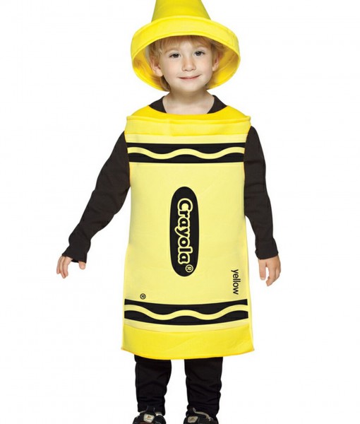 Toddler Yellow Crayon Costume