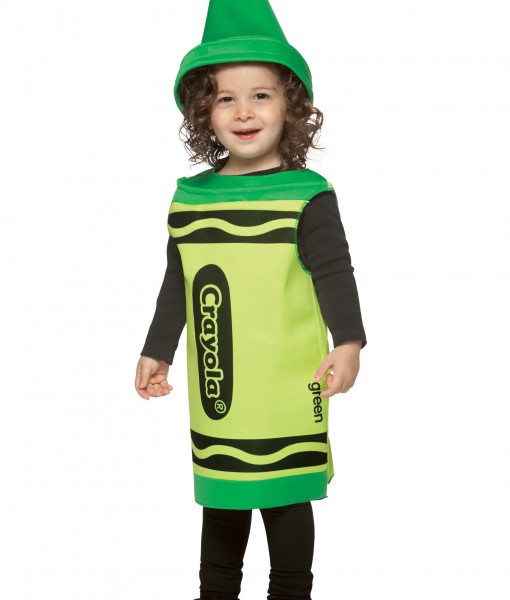 Toddler Green Crayon Costume