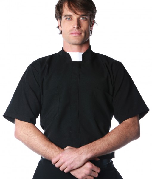 Plus Size Priest Shirt