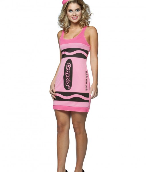 Sexy Pink Crayon Dress