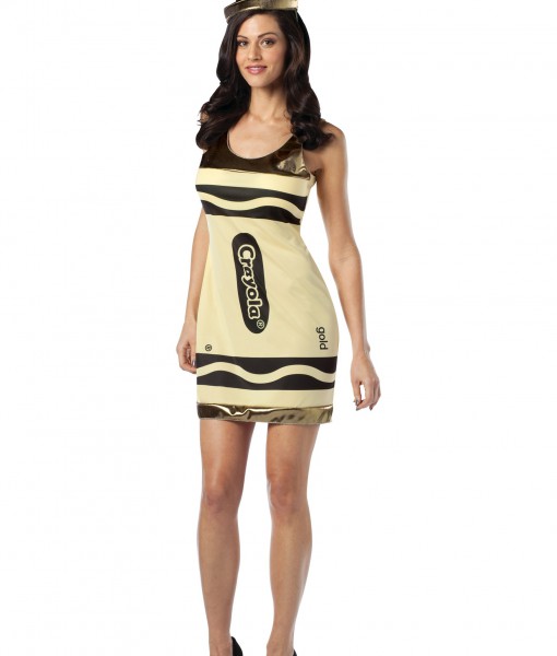 Sexy Gold Crayon Costume