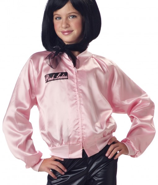 Girls Grease Pink Ladies Jacket