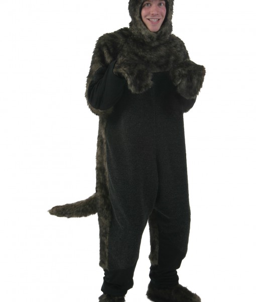Adult Black Dog Costume