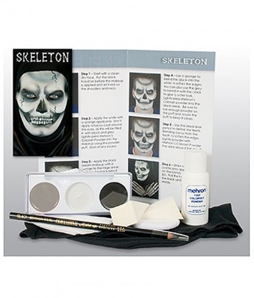 Skeleton Makeup Character Kit