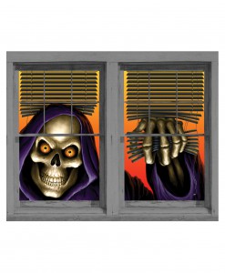 Grim Reaper Double Window Cling