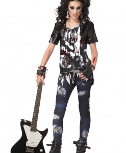 Tween Rocked Out Zombie Costume