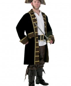 Men's Plus Size Realistic Pirate Costume