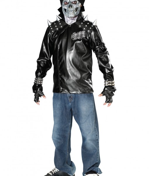 Metal Skull Biker Costume