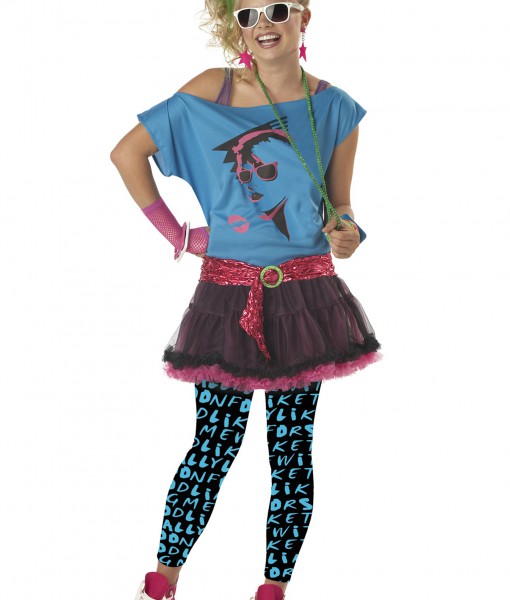 Teen 80s Valley Girl Costume