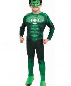 Kids Muscle Chest Green Lantern Costume