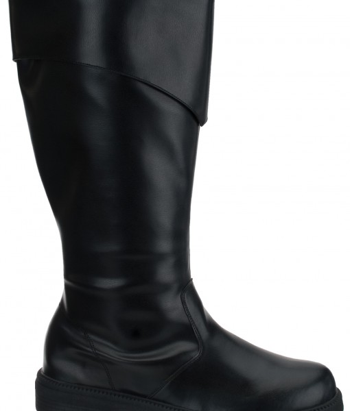 Tall Black Costume Boots