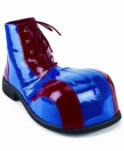 Blue and Red Clown Shoes