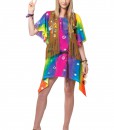Teen Groovy Girl Hippie Costume