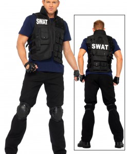 Plus Mens SWAT Team Costume