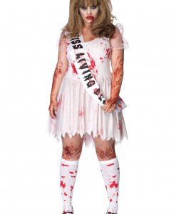 Plus Size Zombie Prom Queen Costume